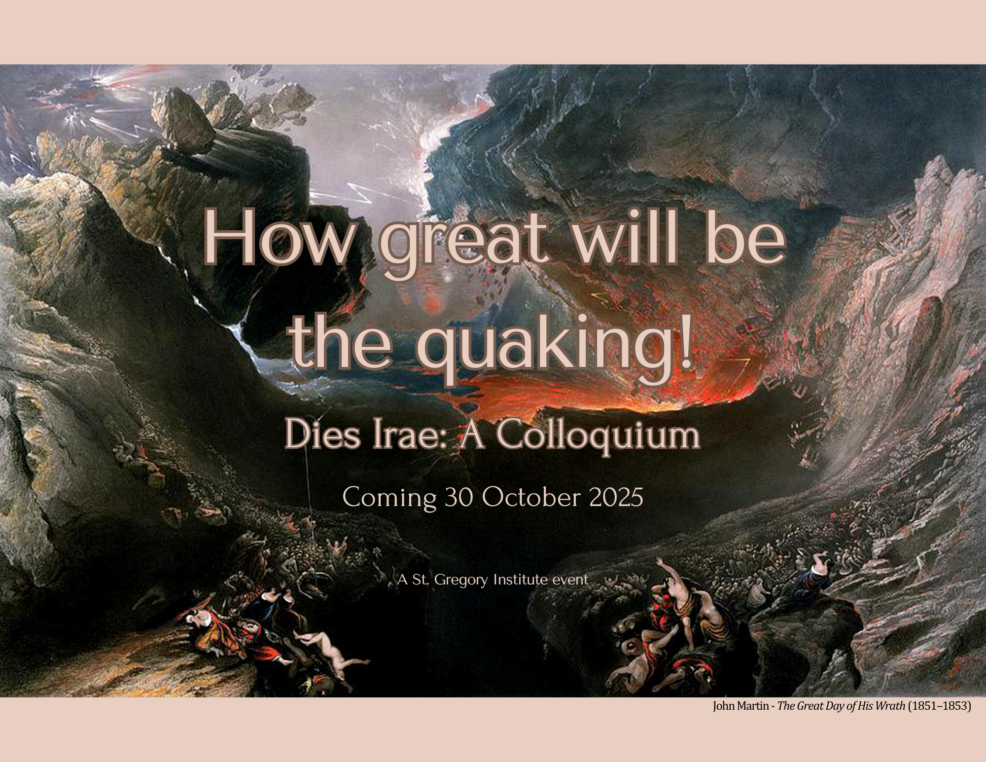 Dies Irae colloquium teaser ad