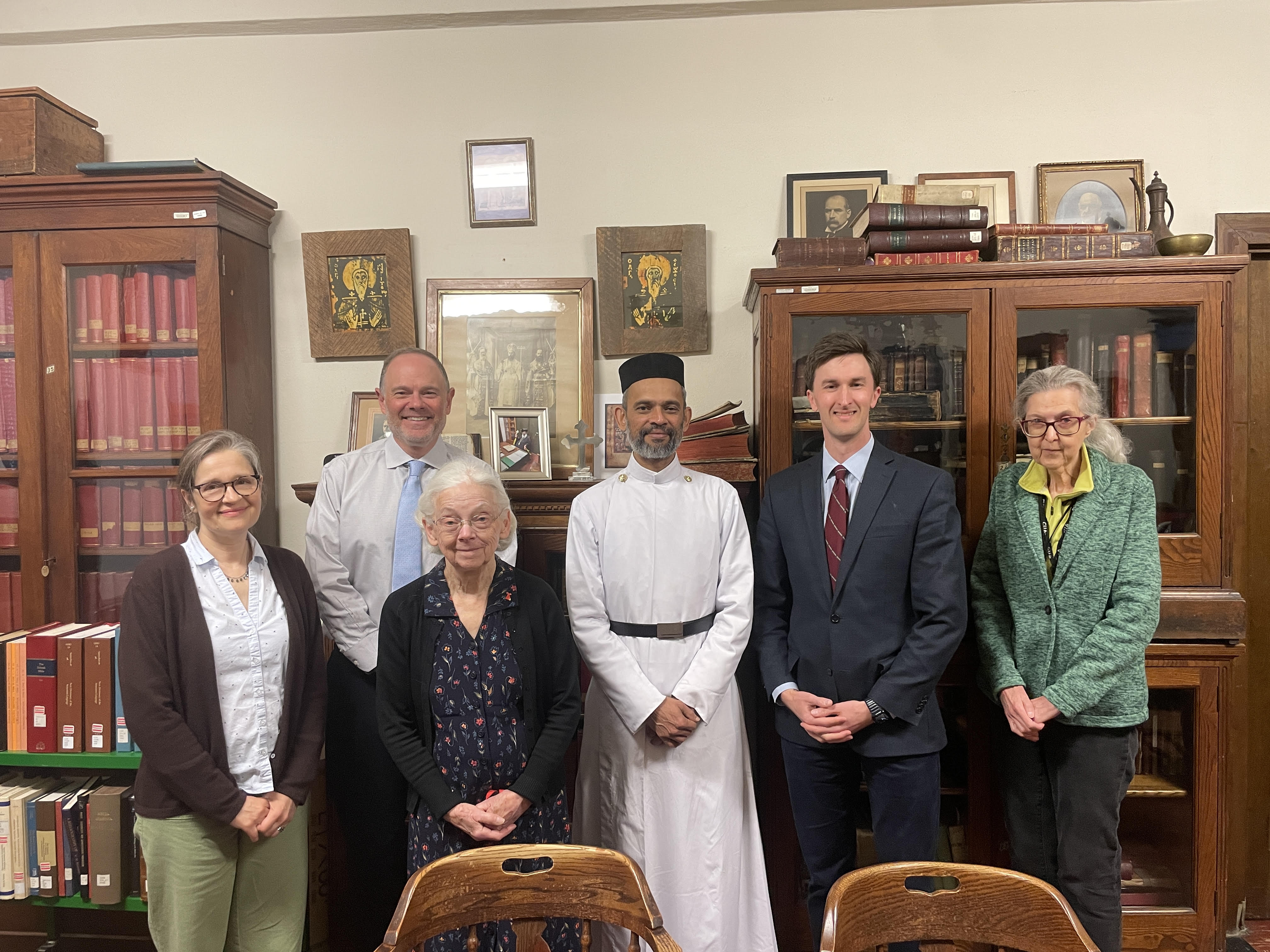Fr. Boby Varghese after his dissertation defense.