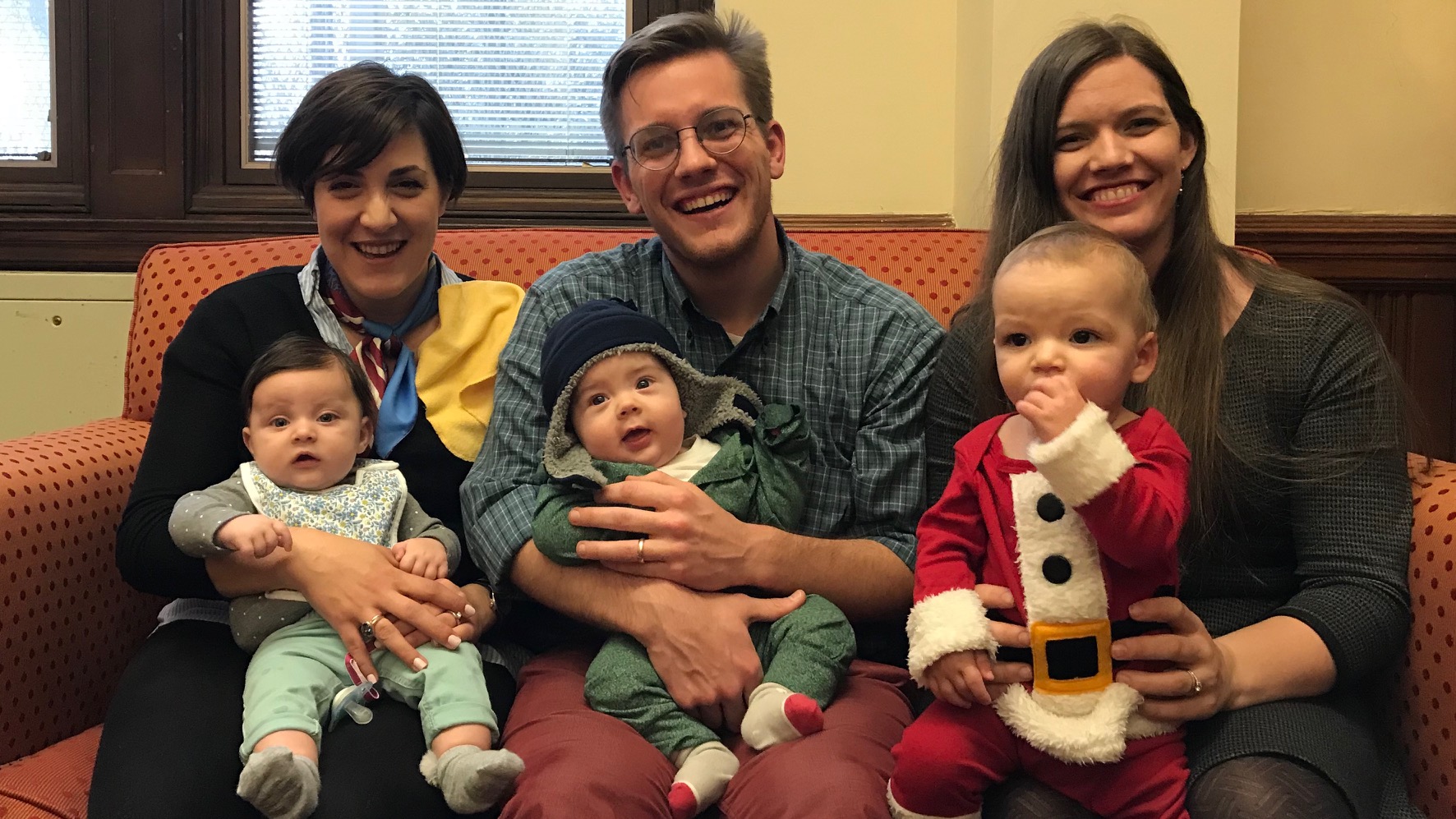 Students and babies