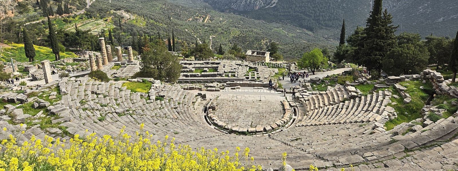 Ancient Greek theatre at Delphi